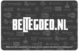 Beltegoed cadeaukaart Beltegoed cadeaukaart