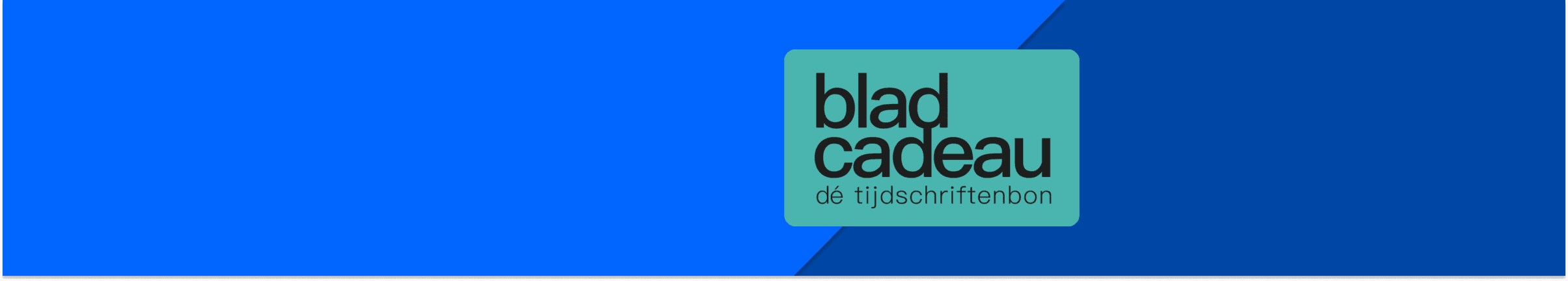 Bladcadeau cadeaukaart