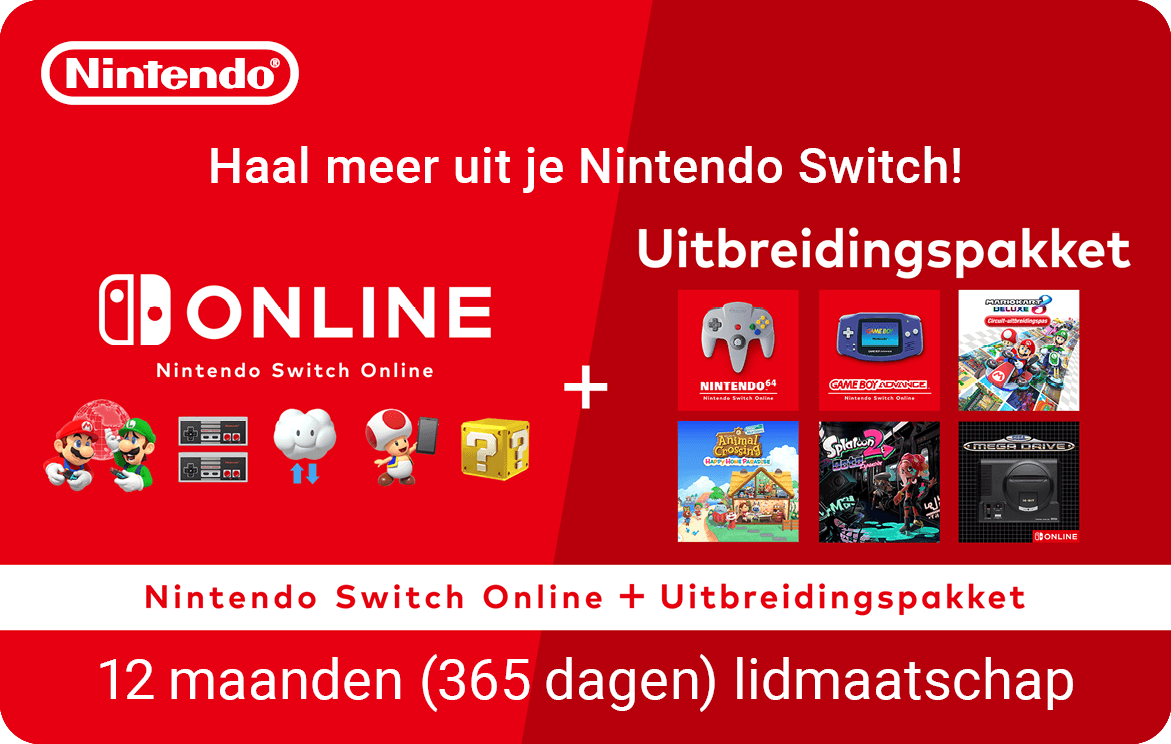 Nintendo Switch Online + Expansion Pass - 12 Month Individual 39.99
