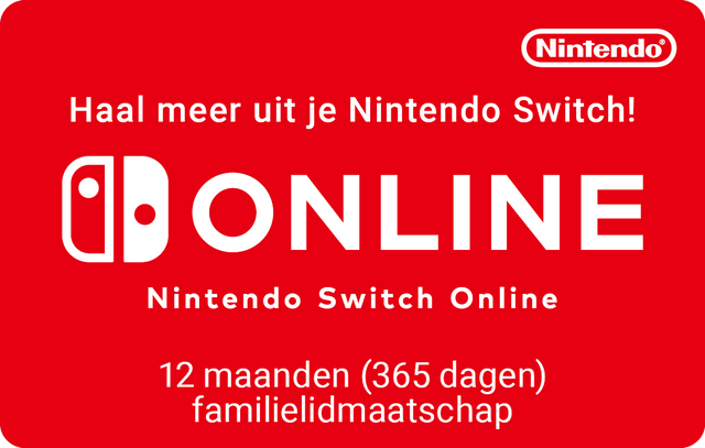 Nintendo Switch Online 12 Months Family 34.99